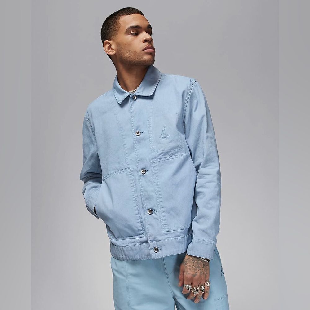 Air Jordan Men's Essentials Chicago Workwear Jacket Blue